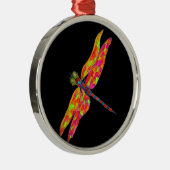 Ornement En Métal Illustration de l'insecte de l'art de la libellule (Droite)