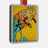 Ornement En Métal Illustration du gribouillage d'art du chameleon ja (Droite)