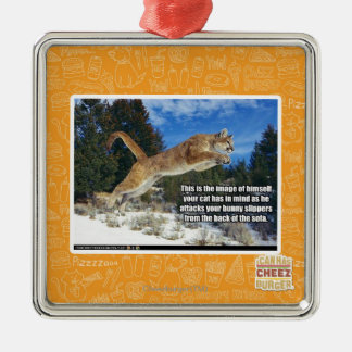 Ornement En Métal Image de chat