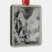 Ornement En Métal Images dans le Fire (Droite)