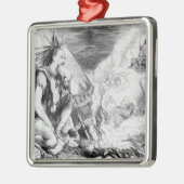 Ornement En Métal Images dans le Fire (Gauche)