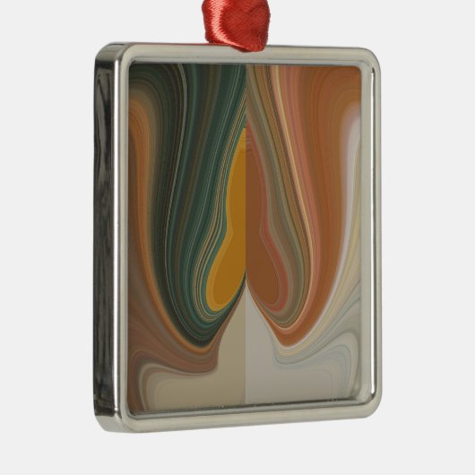 Ornement En Métal Impression d'art Abstrait rétroactif (Droite)