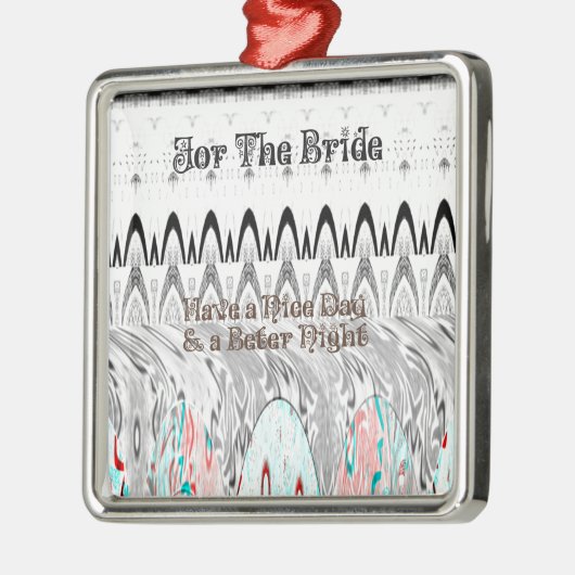 Ornement En Métal Impression d'art cadeau Fête des mariées (Gauche)