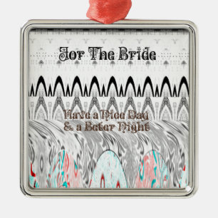 Ornement En Métal Impression d'art pour cadeau de fête de fiançaille