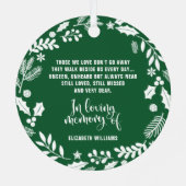 Ornement En Métal In Love Photo Noël (Verso)