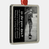 Ornement En Métal Indépendance à long (Droite)