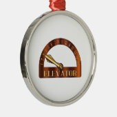 Ornement En Métal Indicateur de plancher de l'ascenseur isolé (Droite)