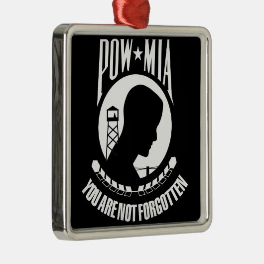 Ornement En Métal Indicateur POW-MIA (Droite)