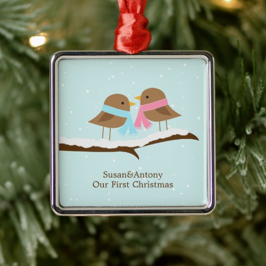 Ornement En Métal Inséparables (Arbre)