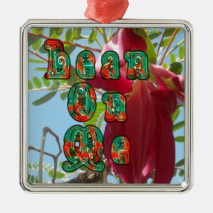 Ornement En Métal Inspiration Lean On Me Floral Skyward Art Imprimer