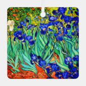 Ornement En Métal Irises par Vincent Van Gogh (Recto)