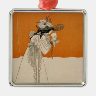 Ornement En Métal Isolde, illustration "du studio", 1895 (lithium