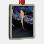 Ornement En Métal Italie, Vénétie, Venise. Rangée de Gondolas. (Droite)