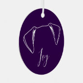 Ornement En Métal Ivy Ornament (Paw Prints) (Avant droite)