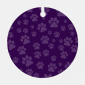 Ornement En Métal Ivy Ornament (Paw Prints) (Verso)