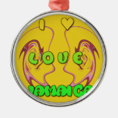 Ornement En Métal J'aime toujours la Jamaïque (Devant)