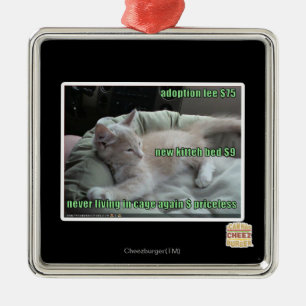 Ornement En Métal Jamais ne vivant encore dans une cage