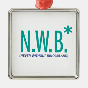 Ornement En Métal Jamais sans jumelles