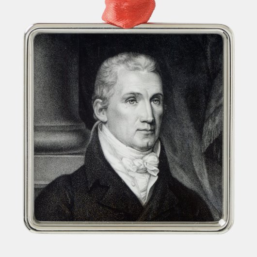 Ornement En Métal James Monroe, gravé par Thomas Gimbrede (Devant)