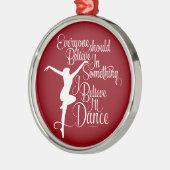 Ornement En Métal Je crois que je vais danser (Gauche)