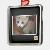 Ornement En Métal Je ne l'ai pas fait (Gauche)