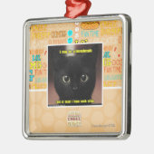 Ornement En Métal Je peux être schizophrène (Gauche)