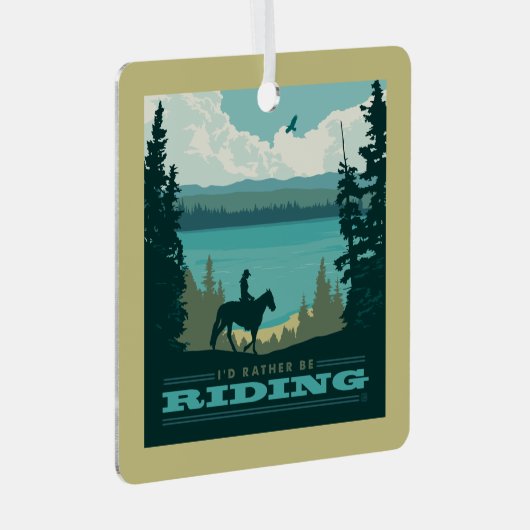 Ornement En Métal Je Préférerais Me Rendre (Avant droite)