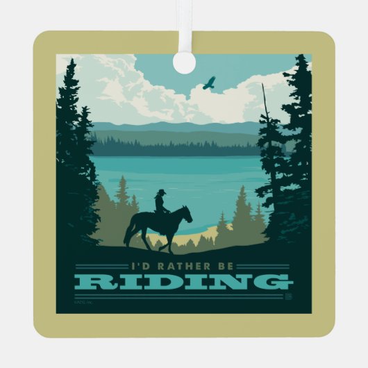 Ornement En Métal Je Préférerais Me Rendre (Verso)