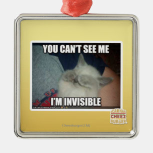 Ornement En Métal Je suis invisible