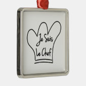 Ornement En Métal Je Suis Le Chef (Droite)