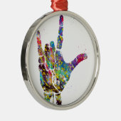 Ornement En Métal Je T'Aime (Droite)