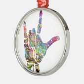 Ornement En Métal Je T'Aime (Gauche)