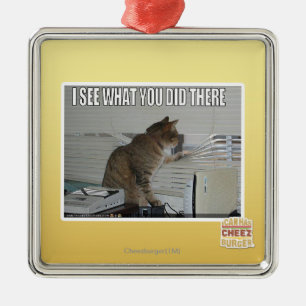 Ornement En Métal Je vois ce que vous avez fait là