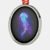 Ornement En Métal Jellyfish éclatante couleur (Gauche)