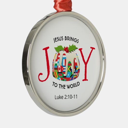 Ornement En Métal JESUS | JOIE AU MONDE | Christian | Noël (Droite)