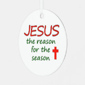 Ornement En Métal JESUS Raison de la saison (Avant gauche)