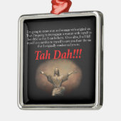 Ornement En Métal Jésus. Tah Dah ! ! ! (Gauche)