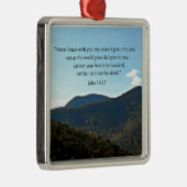 Ornement En Métal John 14:27 (Droite)