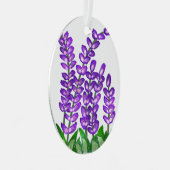 Ornement En Métal Joli Art Fleuri Violet (Avant droite)