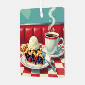 Ornement En Métal Joli Berry Pie personnalisée Noël (Avant gauche)