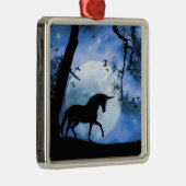 Ornement En Métal Jolie licorne de Noël (Droite)