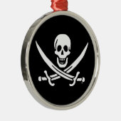 Ornement En Métal Jolly roger drapeau de pirate (Droite)