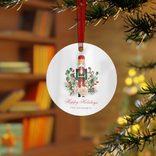 Ornement En Métal Jouet botanique de Noël Casse-noisette Joyeuses Fê