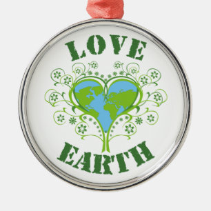 Ornement En Métal Jour des terres d'amour