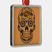 Ornement En Métal jour du crâne mexicain des morts (Droite)