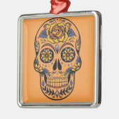 Ornement En Métal jour du crâne mexicain des morts (Gauche)