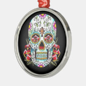 Ornement En Métal Jour du crâne mort (Gauche)