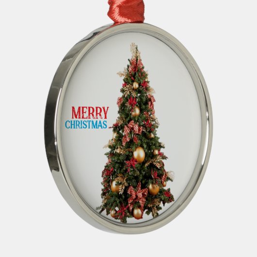 Ornement En Métal Joyeux Noël (Droite)