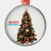Ornement En Métal Joyeux Noël (Devant)