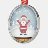 Ornement En Métal Joyeux Noël (Gauche)